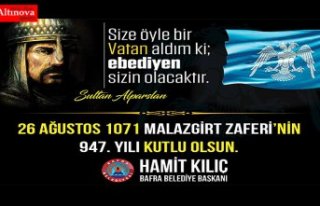 BAŞKAN KILIÇ'IN MALAZGİRT VE ZAFER HAFTASI ...