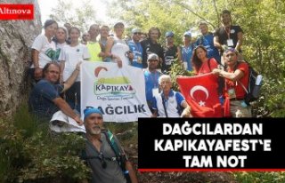 DAĞCILARDAN KAPIKAYAFEST'E TAM NOT