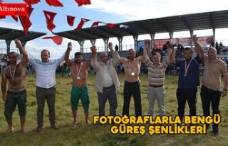 Fotoğraflarla Bengü güreş şenlikleri