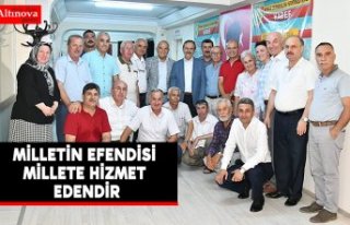  MİLLETİN EFENDİSİ MİLLETE HİZMET EDENDİR