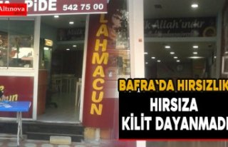 Bafra`da hırsızlık