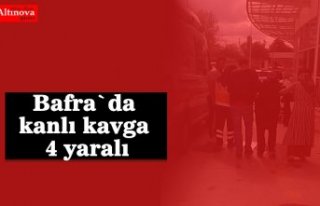 Bafra`da kanlı kavga 4 yaralı