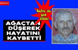 Bafra`da şok ölüm!