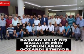 BAŞKAN KILIÇ DIŞ MAHALLELERİN SORUNLARINI GÖZ...