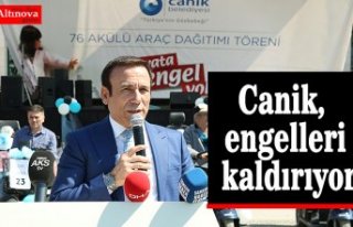 Canik, engelleri kaldırıyor