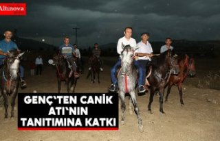 Genç'ten Canik Atı'nın tanıtımına...