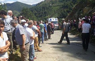 Giresun'da minibüs uçuruma yuvarlandı