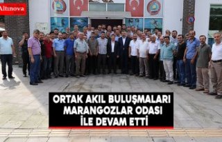 ORTAK AKIL BULUŞMALARI MARANGOZLAR ODASI İLE DEVAM...