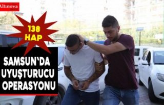 Samsun'da uyuşturucu operasyonu