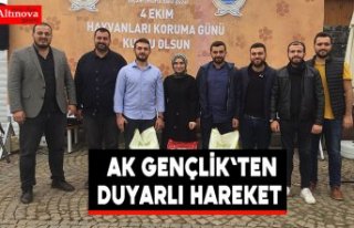 AK Gençlik'ten duyarlı hareket  