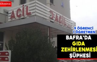 Bafra`da gıda zehirlenmesi şüphesi