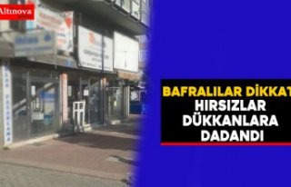 Bafra`da hırsızlık