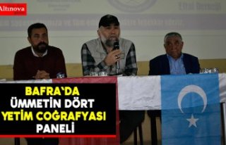 Bafra`da Ümmetin Dört Yetim Coğrafyası paneli