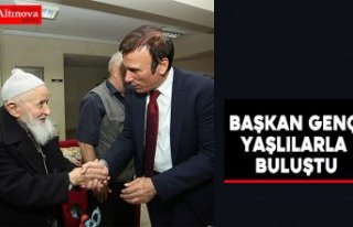 Başkan Genç yaşlılarla buluştu