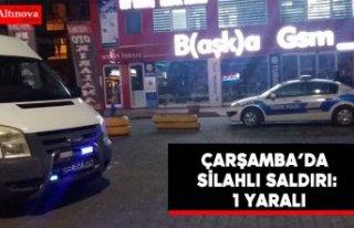 Çarşamba’da silahlı saldırı: 1 yaralı