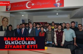 Başkan Kul ülkücüleri ziyaret etti