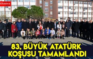 83. Büyük Atatürk Koşusu tamamlandı