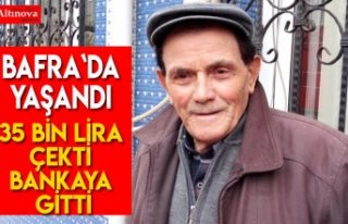 Bafra`da dolandırılmaktan son anda kurtarıldı