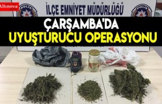 Çarşamba'da uyuşturucu operasyonu