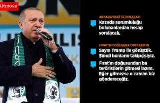 Cumhurbaşkanı Erdoğan: Suriye'deki operasyonlarımıza...