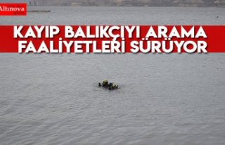 Kayıp balıkçıyı arama faaliyetleri sürüyor