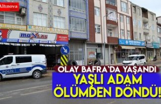 Yaşlı adam ölümden döndü