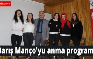 Barış Manço'yu anma programı