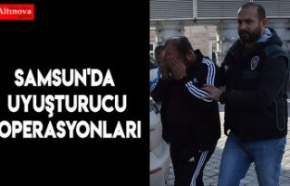 Samsun'da uyuşturucu operasyonları