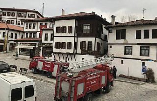 Safranbolu'da tarihi konakta yangın