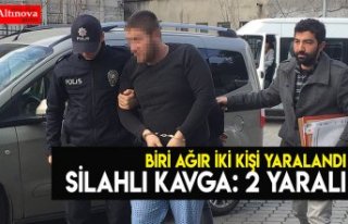 Silahlı kavga: 2 yaralı