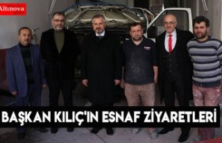 BAŞKAN KILIÇ'IN ESNAF ZİYARETLERİ