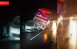 Bolu'da trafik kazası: 1 ölü, 1 yaralı