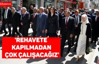 'Rehavete kapılmadan çok çalışacağız'