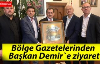 Bölge Gazetelerinden Başkan Demir`e ziyaret