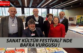 SANAT KÜLTÜR FESTİVALİ' NDE BAFRA VURGUSU...