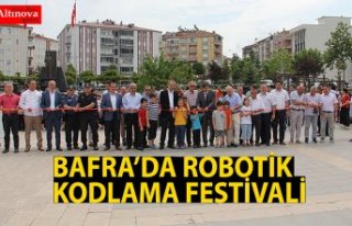 Bafra`da Robotik Kodlama Festivali