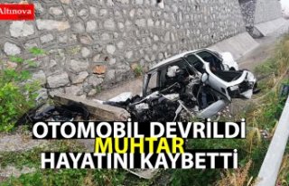 Otomobil devrildi: 1 ölü