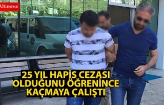 25 yıl hapis cezası olduğunu öğrenince adliyeden...