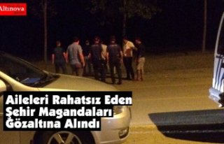 Aileleri Rahatsız Eden Şehir Magandaları Gözaltına...