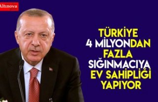 Cumhurbaşkanı Erdoğan: Türkiye 4 milyondan fazla...