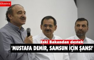 'MUSTAFA DEMİR, SAMSUN İÇİN ŞANS!'