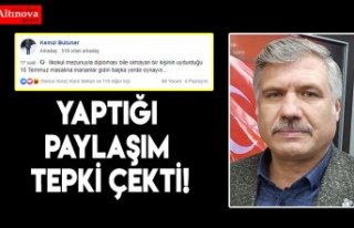 YAPTIĞI PAYLAŞIM TEPKİ ÇEKTİ!