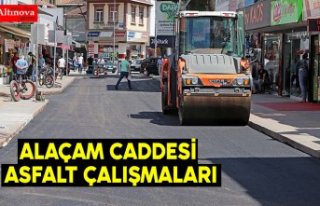 ALAÇAM CADDESİ ASFALT ÇALIŞMALARI