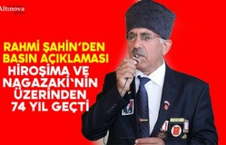 Hiroşima ve Nagazaki'nin üzerinden 74 yıl...