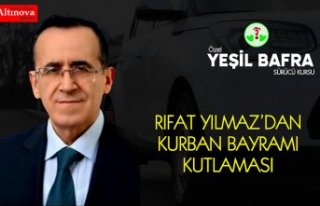 Rıfat Yılmaz'dan Kurban Bayramı Mesajı