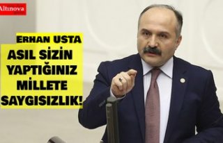 ASIL SİZİN YAPTIĞINIZ MİLLETE SAYGISIZLIK!