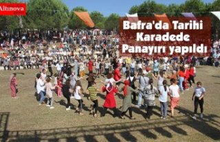 Bafra'da Tarihi Karadede Panayırı yapıldı