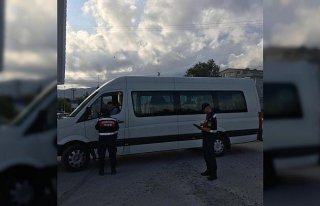 Samsun'da öğrenci servisleri denetlendi