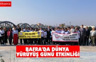 BAFRA'DA DÜNYA YÜRÜYÜŞ GÜNÜ ETKİNLİĞİ