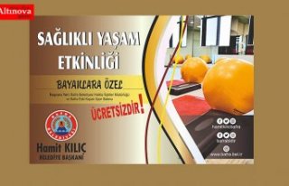 BAYANLARA SAĞLIKLI YAŞAM ETKİNLİĞİ BAŞLADI